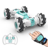 RC Stunt Car Remote Control Watch Gesture Sensor Deformable Electric Toy Cars All Terrain Speed 2.4GHz 4WD Rotation Off-road Vehicle Gift