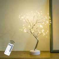 Fairy Light Spirit Tree with Remote,108 LED Lights Bonsai Tree Lamp for Gift Home Wedding Festival Holiday (Warm White)