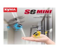 Syma S6 3CH The World's Smallest RC Helicopter With Gyro RTF - Blue