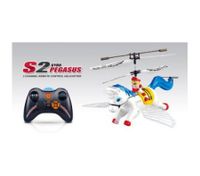 Syma S2 Rc Helicopter 3 Channels Gyro Fantastic Flying Pegasus - Blue