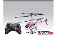 Syma S107P 3 Channel RC Helicopter Gyro - Rose