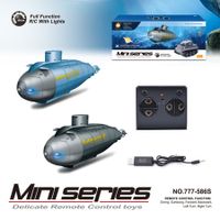 2021 Newest RC Mini Submarine RC Boat Model 6 Channels Boat Under Water Pigboat Simulation Remote Control Submarines Toys Color Black