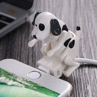 Stray Dog Charging Cable, Suitable  USB Charging Cable iPhone Lightning  col White