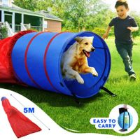 Pet Dog Tunnel Puppy Agility Equipment Interactive Toys Exercise Training with Carrying Case