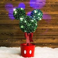 Super Cute Mickey Christmas Tree  Plastic Size 22*15*34cm  with Lighting Kit