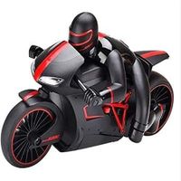 2.4G Remote Control Two Wheel Motorcycle Racing Drift Remote Control Car Crash-resistant With Lights