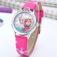 Frozen Children Cartoon Watch Girl Quartz Watches Authentic Student Lovely Cartoon Princess Watches