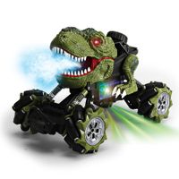 Monster Trucks for Boys Dinosaur Toys 1:15 Scale RC Car 360°Rotation 4WD Stunt Car Remote Control Car
