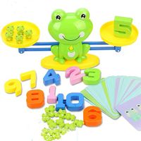 Math Toy Educational Balance Game and Counting Frog Set For School Kids