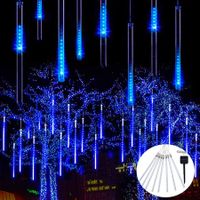 Solar Meteor Shower Rain Lights,  LED String Lights For Xmas Tree Holiday Party Patio Decoration