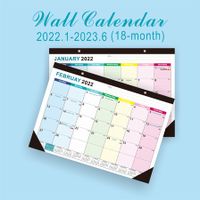 2022 2023 18 Months Creative Wall Calendar Art Decor for Home Office