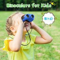 Binocular for Kids, Compact High Resolution Shockproof Binoculars BLUE