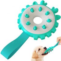 Dog Chew Toys, Dog Frisbees , Multifunctional Teeth Cleaning Interactive Toys Relieving Anxiety Toys