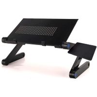 Portable Adjustable Foldable Laptop Holder Notebook Desks PC Table Vented Stand