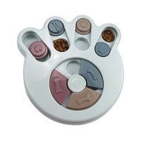 Pet Dog Puppy Paw Feeder Feeding Training Interactive Puzzle Toy