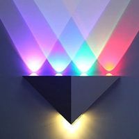 5W Triangle Shape Wall Light Led Modern Sconce Spotlight Lighting for Home Theater Studio Restaurant Hotel Decor Lighting