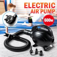 Electric Air Track Pump Portable Inflator for Airbeds Inflatables 600W 3 Nozzles