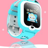 4G Kid Smart Watch Rabbit Style Vedio Call SOS Phone Watch GPS+WIFI AI Voice Smartwatch Color Lt.Blue