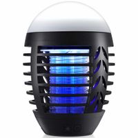 Bug Zapper Mosquito Killer Fly Trap Mosquito Attractant Trap with Camping Lamp Hook Hangable