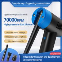 70000RPM Cordless Air Duster Air Keyboard Cleaner Spray Canned Air Duster Fast Charging