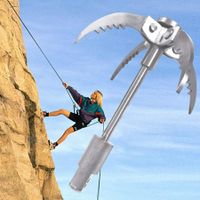 Outdoor rock climbing mountaineering hook, four claw mountaineering buckle(only a hook)