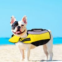 Size S 48-54cm Dog Life Jacket, Dog Life Vest with Superior Buoyancy Pet Swimming Safety Vest with Rescue Handle