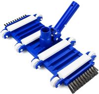 Weighted Flexible Vacuum Head - 14" Brush Attachment Tool with Nylon Side Bristles