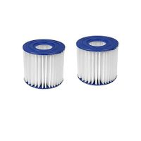Type D Pool Filter Cartridge Replacement for Intex, Summer Waves Pool, RX-600, Easy to Install, 2 Packs