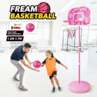 New 1.2m-1.7m Portable Basketball Hoop Kids Freestanding Backboard Stand System Outdoor Toys