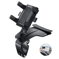 Universal Car Cell Phone Mount Upgrade 1200 Degree Rotation Dashboard Cell Phone Clip Car Holder Mount Stand Suitable for 3 to 7 inch Smartphones