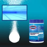 500x Chlorinating Tablets Sanitize Pool Weekly for Clear and Clean Water