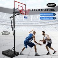 Basketball Hoop Stand System Ring Portable Height Adjustable Fitness Equipment