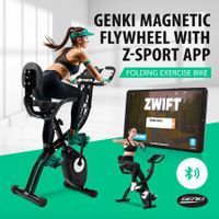 Genki Spin X-Bike Magnetic Exercise Bike Upright Recumbent Bicycle 100 Resistance Bluetooth App Heart Rate