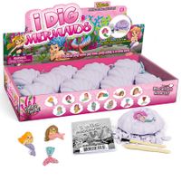 Mermaid Pink Dig Discover Kit Wild Animal Fossils Excavate Game Archaeology Excavation Educational Toys for Children
