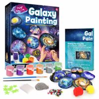 Galaxy Rock Painting Kit for Kids Arts and Crafts