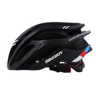 Bikeboy Bike Motorbike Helmet Mens Women Adjustable MTB Riding Safety Hat Cap (Black)