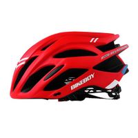 Bikeboy Bike Motorbike Helmet Mens Women Adjustable MTB Riding Safety Hat Cap (Red)