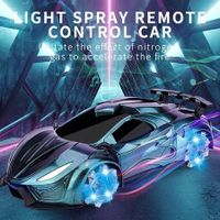 RC Watch Race car sidewalk 360-degree Flip Simulation Spray Night Glare Effect Tire Dynamic Sound Effect Dual batteries