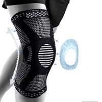 L 36-40cm Knee Brace,Knee Compression Sleeve Support with Patella Gel Pads ACL,Arthritis,Joint Pain Relief for 60-80kg