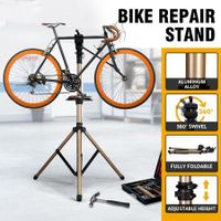 Bike Repair Stand Bicycle Rack Foldable Maintenance Workstand Tool Aluminium Alloy