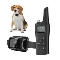 800m Height Waterproof Electric Dog Training Collar LCD Display Rechargeable Remote Control Vibration Sound Electric For All Size Pet