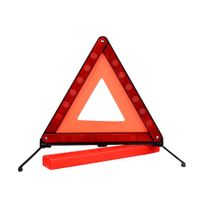 Triangle Warning Reflector Safety Stop Sign Reflector Signal Car Emergency Safe Triangle Kit(Red)