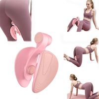 Multifunctional Hip Trainer Fitness Bladder Control Device Butt Lifting Thin Leg Thigh Hip Clip Pelvic Floor Muscle Exerciser Color Pink