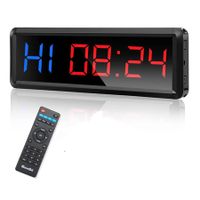 Gym Timer, LED Workout Clock, Countdown or Up Clock, With Ultra Clear Digital Display