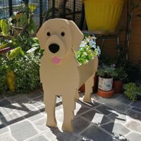 Golden Retriever Flower Pot, Golden Retriever Flower Pot, Dog Shaped Succulent Flower Pot, Animal Shaped Succulent Vase For Home Garden Office Desktop Decoration