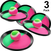 Throwing and Catching Balls Set,Suitable for Sports, Beach, Novelties, Event and Game Prizes(3 packs)