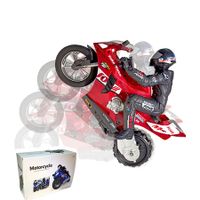 RC Self-balancing Fancy Stunt One-Wheel Standing Motorcycle Electric Boy Model Toy Color Red