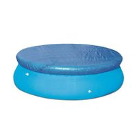 Round Swimming Pool Solar Cover,Durable Dustproof Rainproof Pool Cover for Inflatable Family Pool Paddling Pools (244cm)
