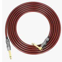 20FT Red Professional quality electric guitar cord New Professional Electric Instrument Audio Cable Cord Guitar Cable for Electric Guita