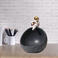 Astronaut Storage Box Statues Crafts Spaceman Ornament Figurines Figure Desktop